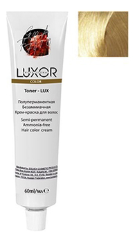 

Полуперманентная безаммиачная крем-краска для волос Toner-Lux Luxor Color 60мл: No 0.17, Полуперманентная безаммиачная крем-краска для волос Toner-Lux Luxor Color 60мл
