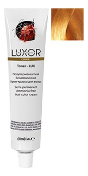 

Полуперманентная безаммиачная крем-краска для волос Toner-Lux Luxor Color 60мл: No 0.34, Полуперманентная безаммиачная крем-краска для волос Toner-Lux Luxor Color 60мл