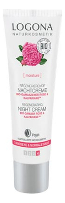 Ночной крем для лица с Био-дамасской розой Pegenerating Night Cream 30мл