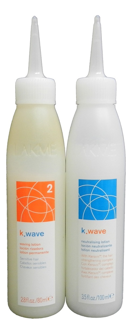 

Система для завивки окрашенных волос K.Wave No2 Waving System (лосьон 80мл + нейтрализующий лосьон 100мл)