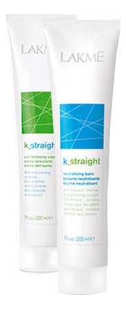 

Набор для выпрямления волос K-straight No1 (нейтрализующий бальзам 200мл + крем 200мл)