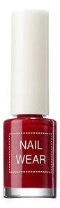 

Лак для ногтей Nail Wear 7мл: 06 Fashionking red, Лак для ногтей Nail Wear 7мл