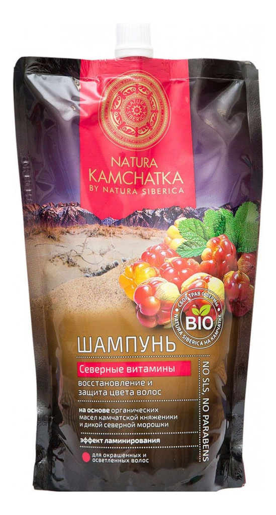 

Био-шампунь Cеверные витамины Natura Kamchatka 500мл
