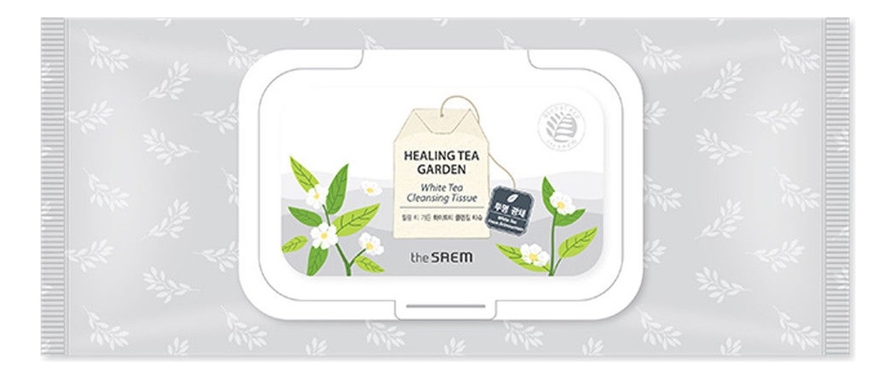 

Салфетки очищающие с экстрактом белого чая Healing Tea Garden White Tea Cleansing Tissue 40шт