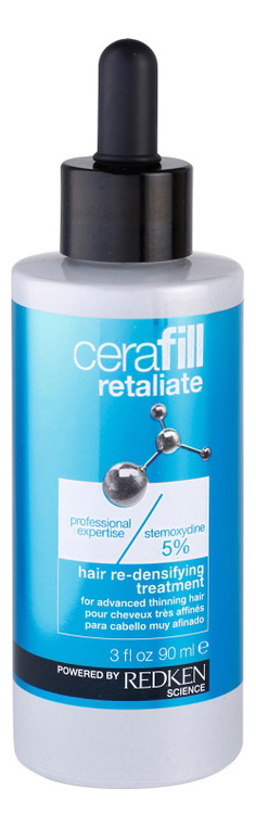 

Несмываемый концентрат для волос Cerafill Retaliate Stemoxydine 5% 90мл