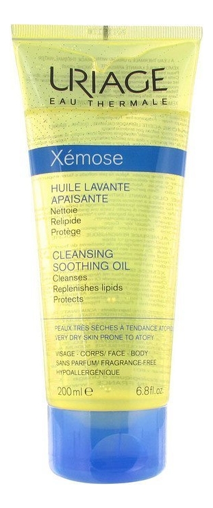Купить Очищающее успокаивающее масло для тела Xemose Huile Lavante Apaisante: Масло 200мл, Uriage