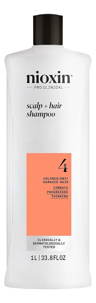 

Очищающий шампунь для волос 3D Care System Cleanser Shampoo 4: Шампунь 1000мл, Очищающий шампунь для волос 3D Care System Cleanser Shampoo 4
