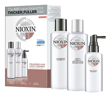 NIOXIN Набор для волос Hair System 3 Noticeably Thinning (шампунь Cleanser Shampoo 300мл + кондиционер Scalp Revitaliser Conditioner 300мл + маска Scalp Treatment 100мл)