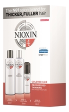 NIOXIN Набор для волос Hair System 4 Noticeably Thinning (шампунь Cleanser Shampoo 150мл + кондиционер Scalp Revitaliser Conditioner 150мл + маска Scalp Treatment 40мл)
