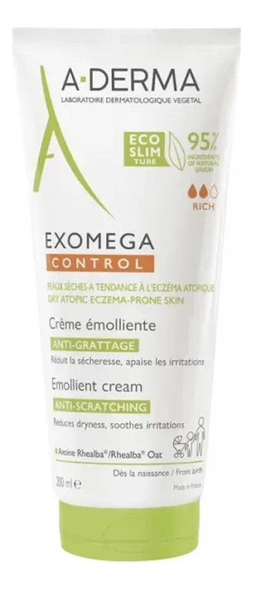 Смягчающий крем для лица и тела Exomega Control Creme Emolliente: Крем 200мл