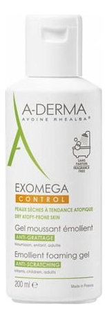 Гель смягчающий для лица и тела Exomega Gel Moussant Emollient: Гель 200мл гель для тела и волос 2 в 1 exomega gel lavant emollient corps et cheveux гель 200мл