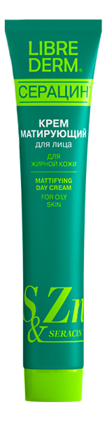 

Матирующий дневной крем для лица Серацин Seracin Mattifying Day Cream 50мл