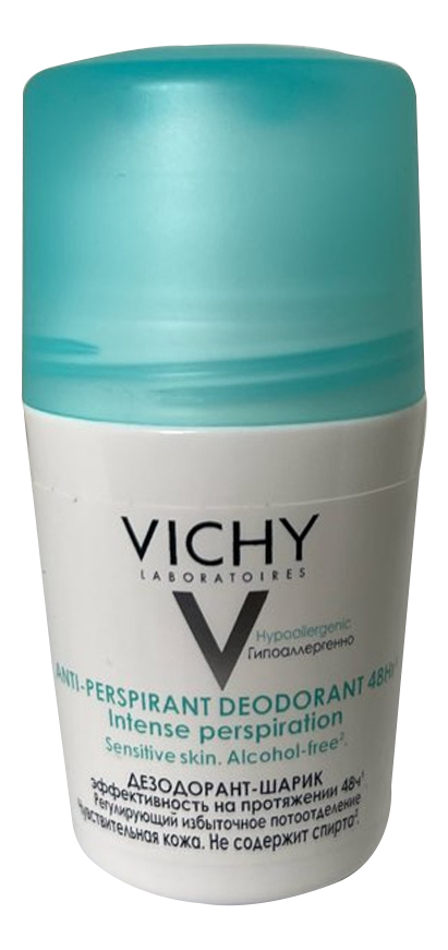 Шариковый дезодорант регулирующий 48H Anti-Perspirant Treatment 50мл, Vichy  - Купить