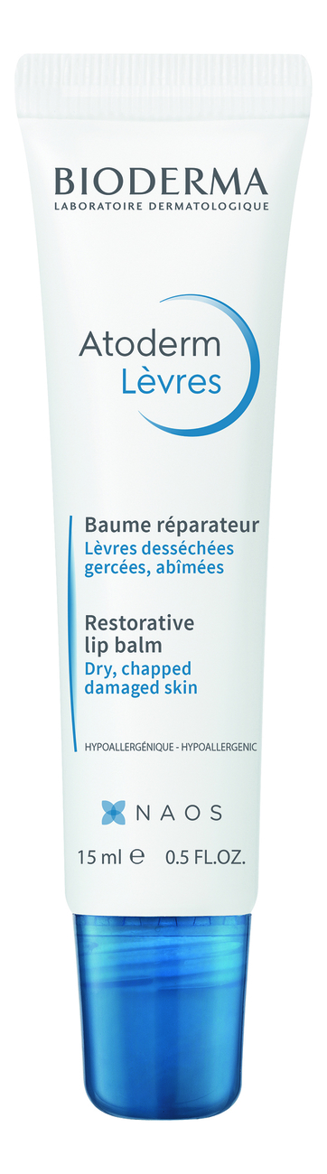 цена Бальзам для губ Atoderm Baume Restorative Lip Balm 15мл