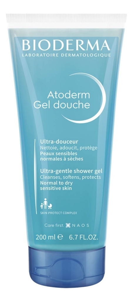 Гель для душа Atoderm Gel Douche Gentle Shower: Гель 200мл гель для душа atoderm gel douche gentle shower гель 500мл