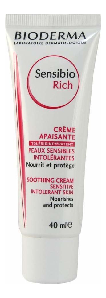 

Крем для лица Sensibio Rich Soothing Cream 40мл