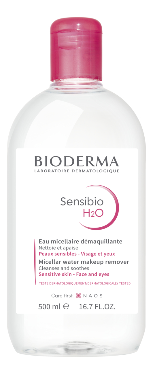 Мицеллярная вода для лица Sensibio H2O Micelle Solution: Вода 500мл витэкс бальзам маска для всех типов волос двухуровневое восстановление keratin термальная вода 300