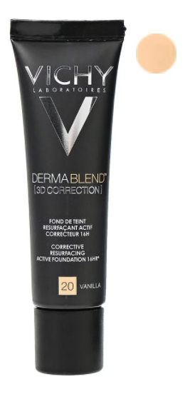 

Корректирующая тональная основа Dermablend 3D Correction 30мл: 20 Vanilla, Корректирующая тональная основа Dermablend 3D Correction 30мл