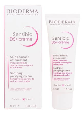 Bioderma Крем для лица Sensibio DS+ Soothing Purifying Cream 40мл