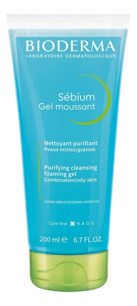 Гель для лица Sebium Gel Moussant: Гель 200мл (без помпы)