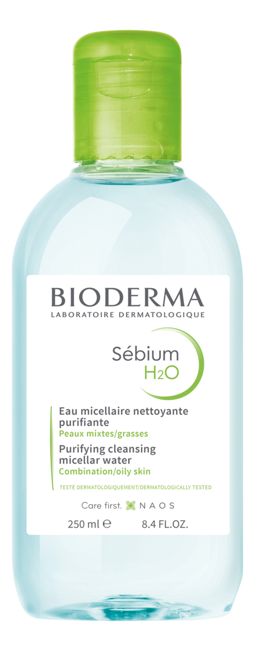 

Мицеллярная вода для лица Sebium H2O Solution Micellaire: Вода 250мл, Мицеллярная вода для лица Sebium H2O Solution Micellaire