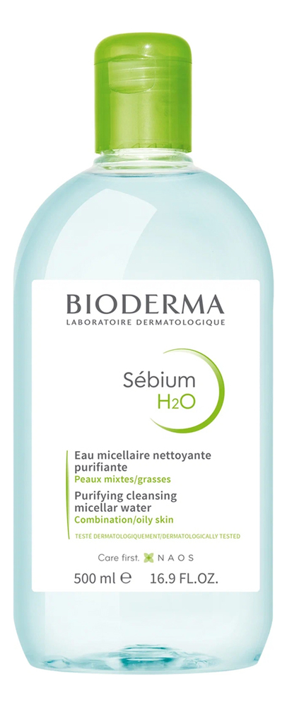 

Мицеллярная вода для лица Sebium H2O Solution Micellaire: Вода 500мл, Мицеллярная вода для лица Sebium H2O Solution Micellaire
