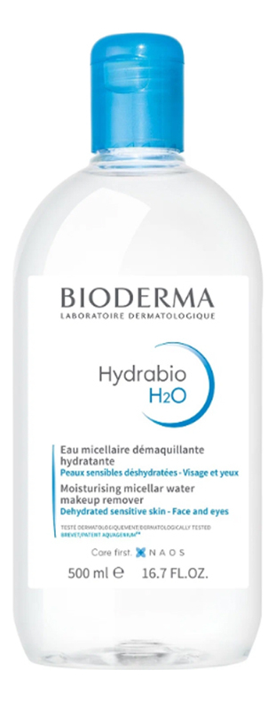 Мицеллярная вода для лица Hydrabio H2O: Вода 500мл