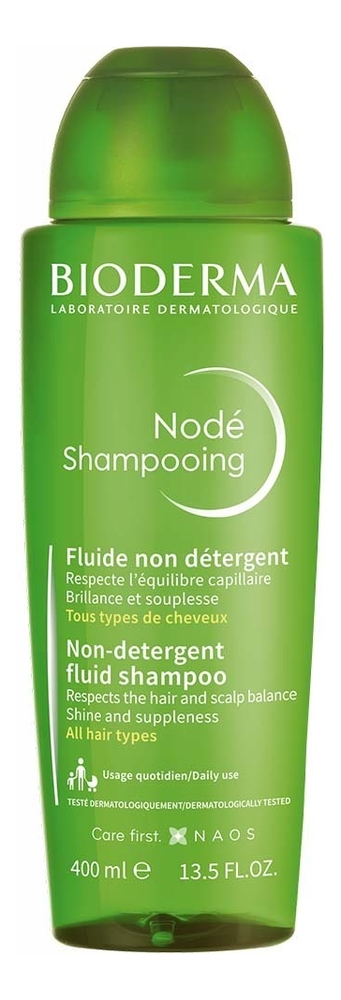 Шампунь для волос Node Shampooing Fluide Non Detergent: Шампунь 400мл шампунь для волос node ds shampooing antipelliculaire intense 125мл