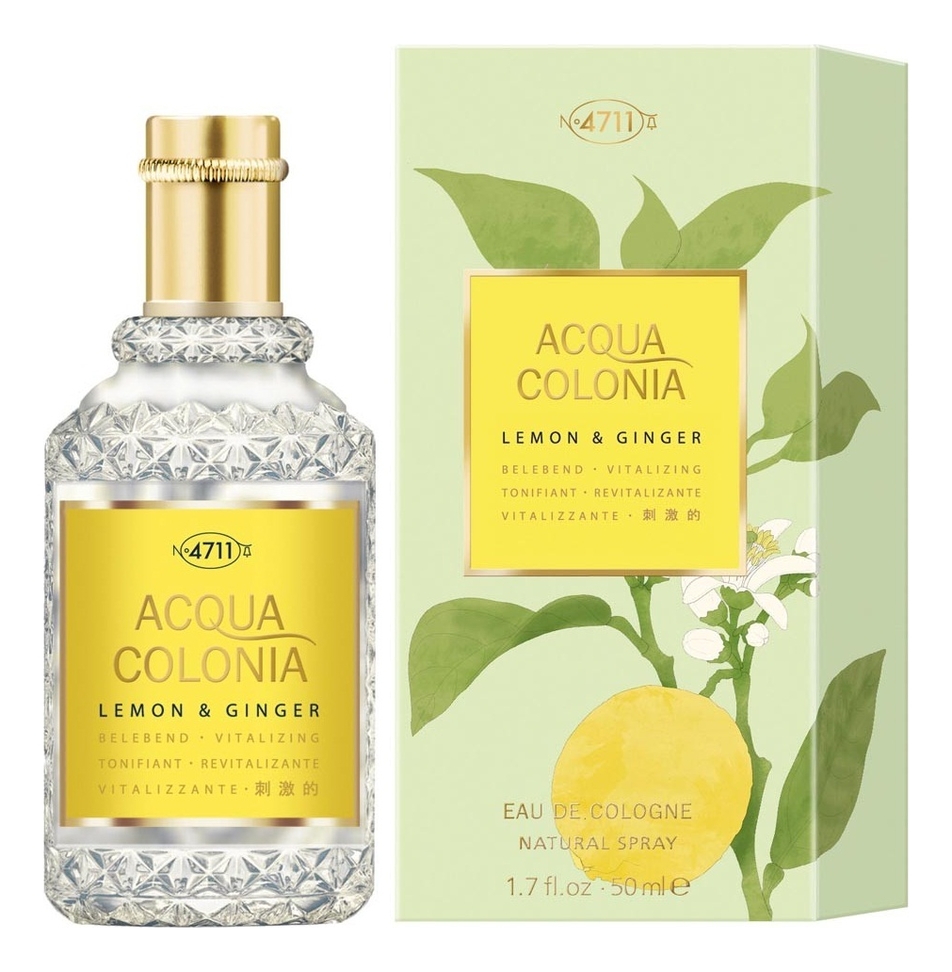 

4711 Acqua Colonia Lemon & Ginger: одеколон 50мл, 4711 Acqua Colonia Lemon & Ginger