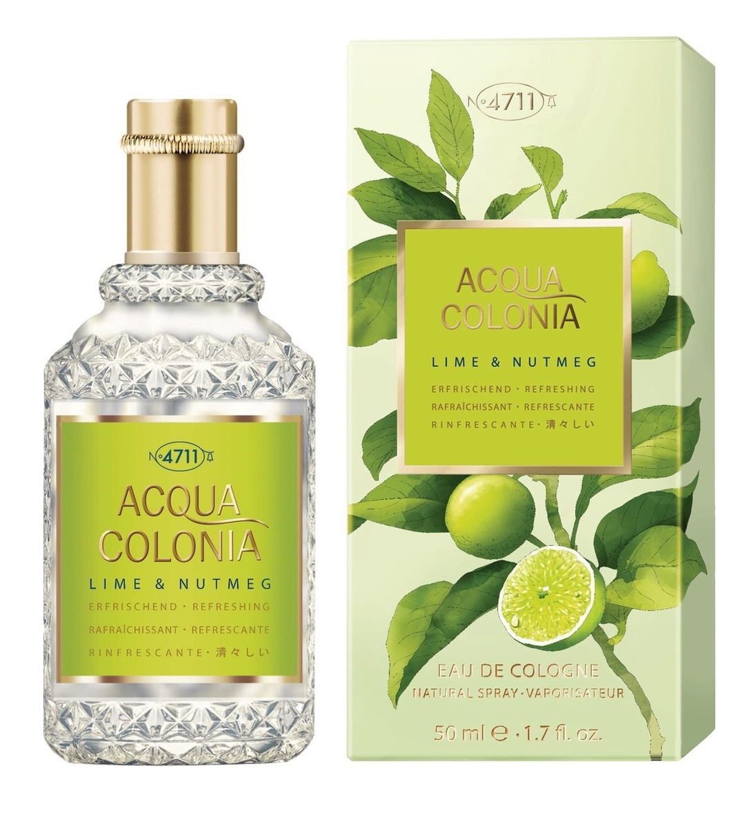 

4711 Acqua Colonia Lime & Nutmeg: одеколон 50мл, 4711 Acqua Colonia Lime & Nutmeg