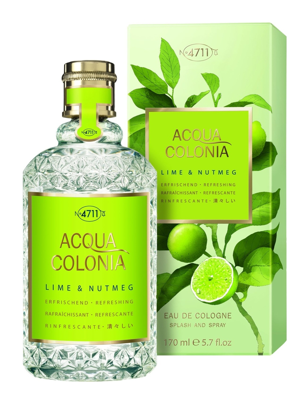 

4711 Acqua Colonia Lime & Nutmeg: одеколон 170мл, 4711 Acqua Colonia Lime & Nutmeg