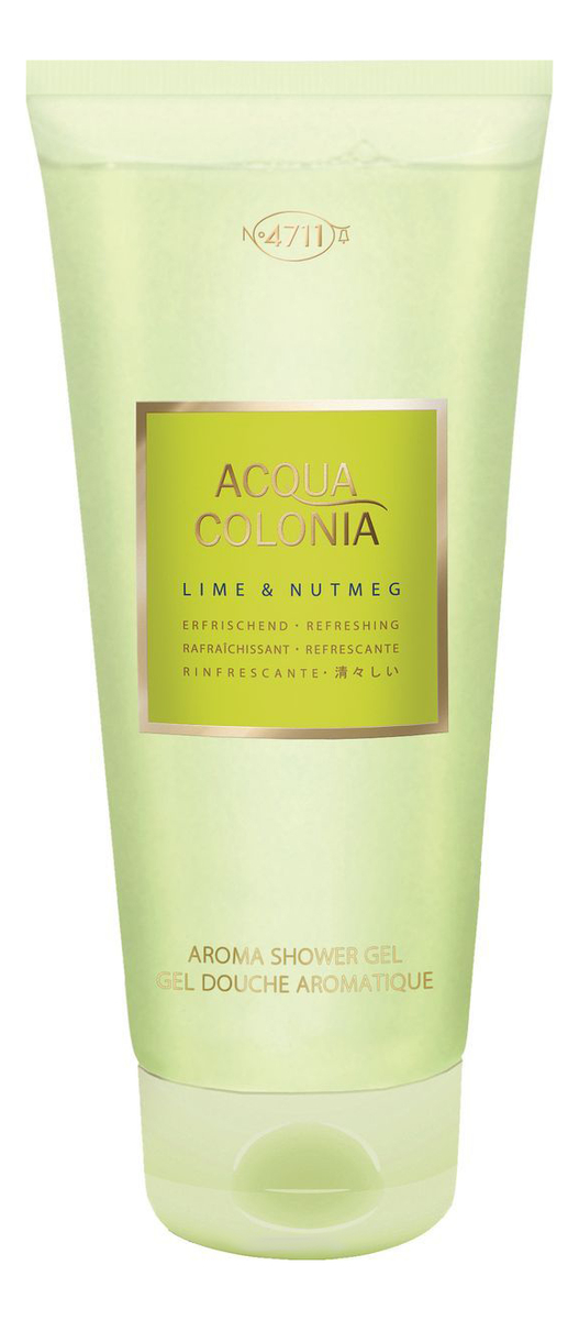 

4711 Acqua Colonia Lime & Nutmeg: гель для душа 200мл, 4711 Acqua Colonia Lime & Nutmeg