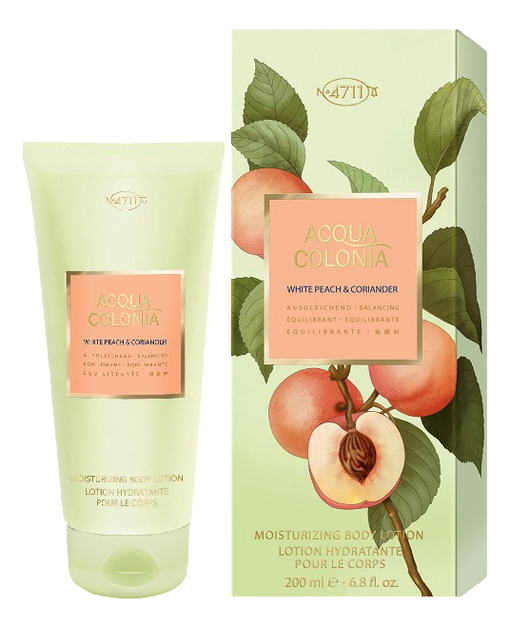

4711 Acqua Colonia White Peach & Coriander: лосьон для тела 200мл, 4711 Acqua Colonia White Peach & Coriander