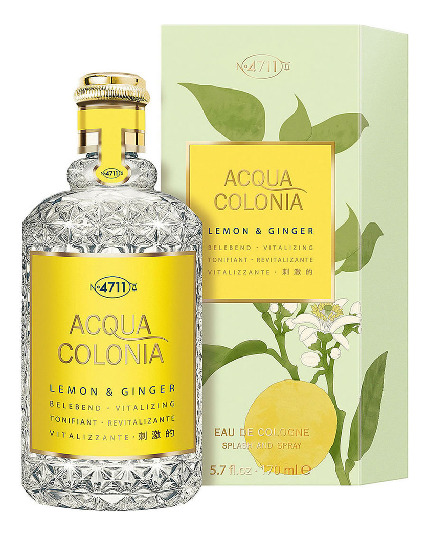 4711 Acqua Colonia Lemon & Ginger: одеколон 170мл лимонов