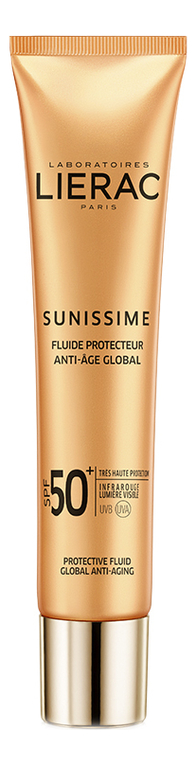 

Солнцезащитный тонизирующий флюид для лица и зоны декольте Sunissime Fluide Protecteur Anti-Age Global SPF50 40мл