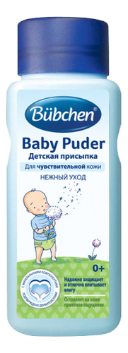 Детская присыпка Нежный уход Baby Puder 100г присыпка bubchen baby puder 100 гр