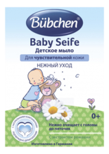 Bubchen Детское мыло с экстрактом ромашки Нежный уход Baby Seife 125г