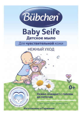 

Детское мыло с экстрактом ромашки Нежный уход Baby Seife 125г