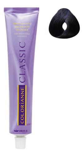 

Краска для волос Colorianne Classic 100мл: 1.10 Иссиня-черный, Краска для волос Colorianne Classic 100мл