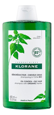 Klorane Себорегулирующий шампунь для волос с экстрактом крапивы Ortie Seboreducteur Shampooing
