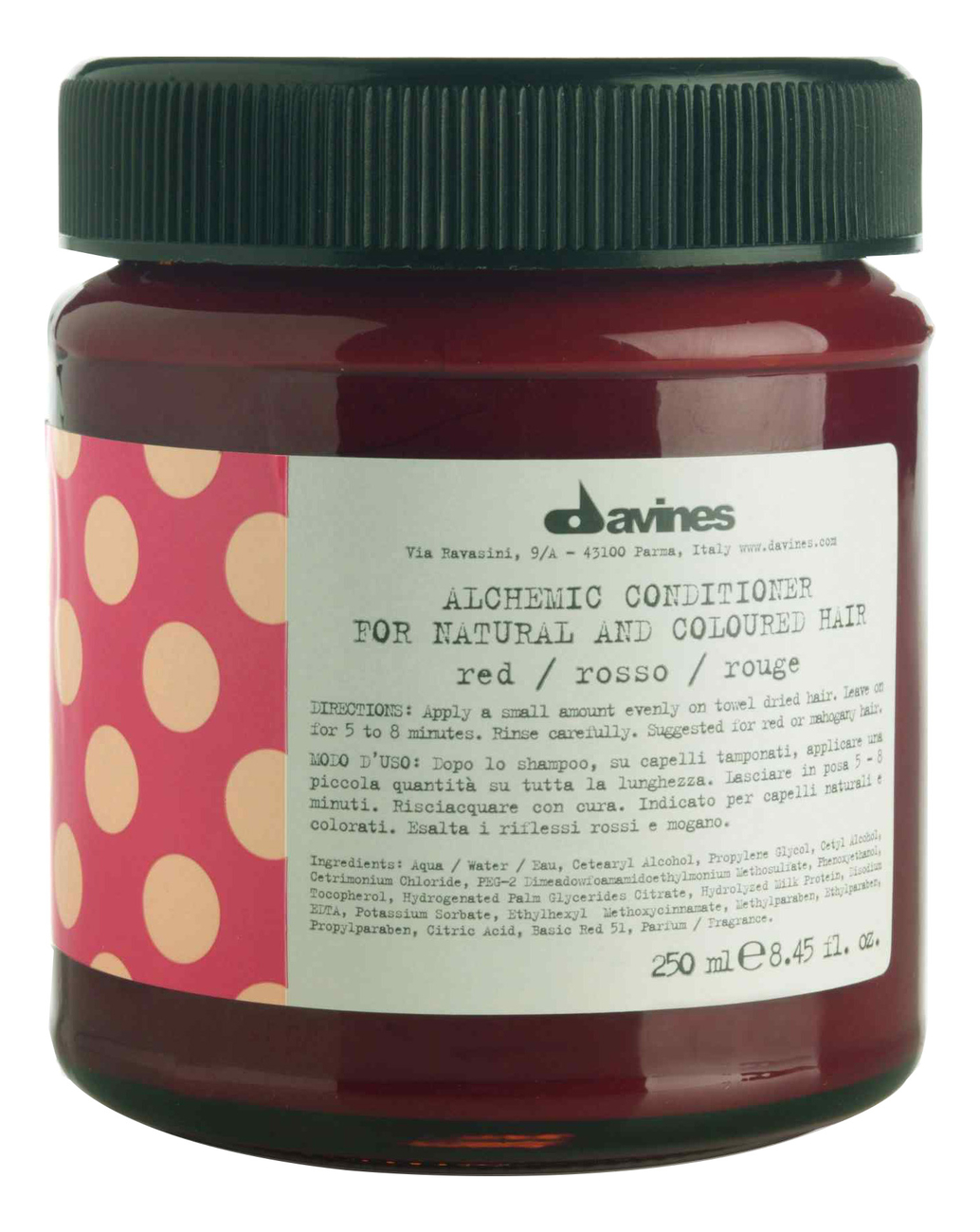 

Кондиционер для волос Alchemic Conditioner For Natural And Coloured Hair (red) 250мл