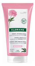 Klorane Кондиционер-гель для волос с экстрактом пиона Pivoine Apaisant & Anti-Irritant Gelee Apres-Shampooing 150мл