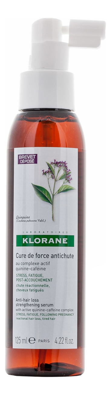 

Укрепляющий концентрат для волос Quinine Force Keratine Concentre 125мл