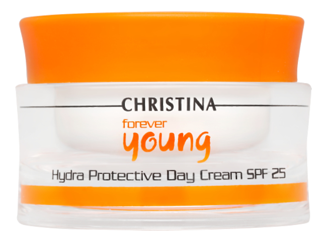 Дневной гидрозащитный крем для лица Forever Young Hydra Protective Day Cream SPF25 50мл: Крем 50мл christina forever young дневной гидрозащитный крем для лица hydra protective day cream spf25 50 мл