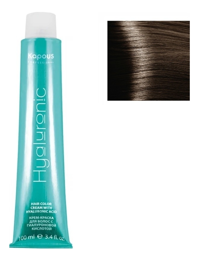 

Крем-краска для волос с гиалуроновой кислотой Hyaluronic Acid Hair Color Cream 100мл: 6.13 Темный блондин бежевый, Крем-краска для волос с гиалуроновой кислотой Hyaluronic Acid Hair Color Cream 100мл