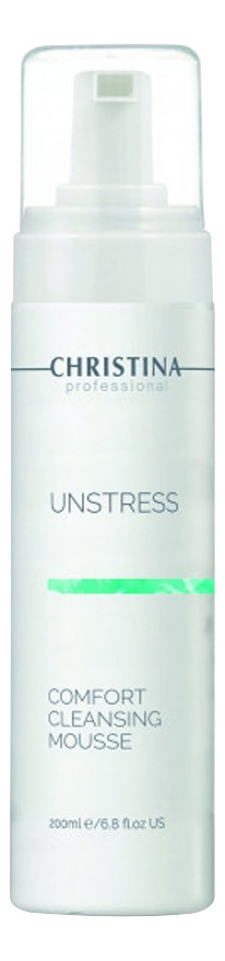 цена Очищаюший мусс-комфорт для лица Unstress Comfort Cleansing Mousse 200мл