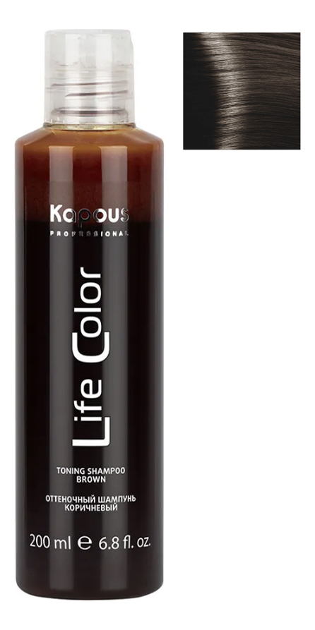 

Оттеночный шампунь для волос Life Color Coloring Shampoo 200мл: Коричневый, Оттеночный шампунь для волос Life Color Coloring Shampoo 200мл