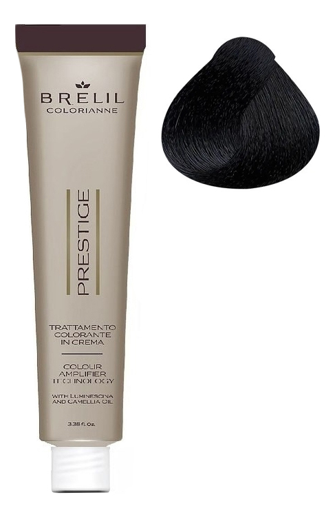 Купить Краска для волос Colorianne Prestige 100мл: 1/11 Иссиня-черный, Brelil Professional