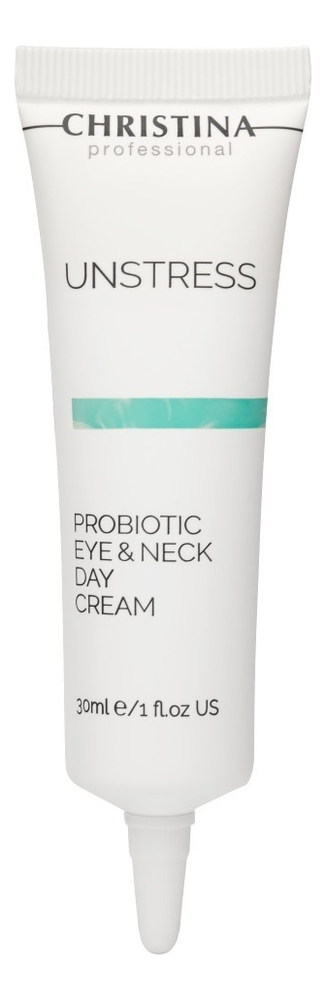 Дневной крем для кожи вокруг глаз и шеи Unstress Probiotic Day Cream For Eye & Neck SPF8 30мл: Крем 30мл