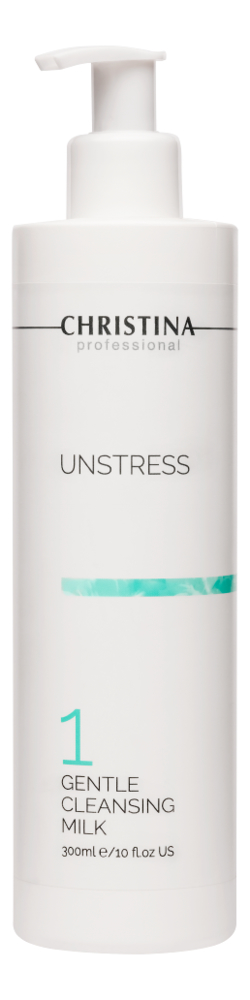 Нежное очищающее молочко для лица Unstress Gentle Cleansing Milk 1 300мл